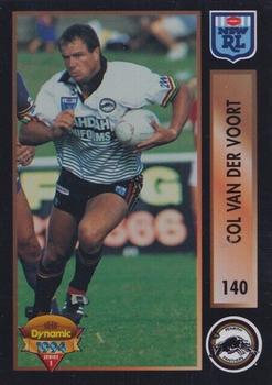 1994 Dynamic Rugby League Series 1 #140 Colin van der Voort Front